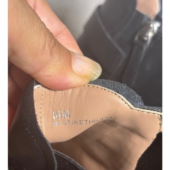 Linea Paola Freshton Women's Wedge Heel Side Zip Sneaker Boot size 8.5 - Picture 8 of 9